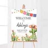 Fiesta Taco 'Over Baby shower Welkom Poster