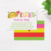 Fiesta Taco Over een Baby Meisje Douche Breng een  Visitekaartje (Bureau)