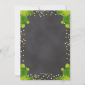 Fiesta Taco Over Liefde Koppels Trouwdouche Kaart (Achterkant)