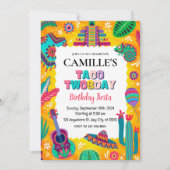 Fiesta Taco Tweedaagse Verjaardag Kaart (Voorkant)