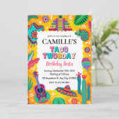 Fiesta Taco Tweedaagse Verjaardag Kaart (Staand voorkant)