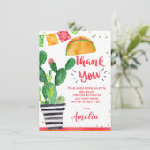 Fiesta Taco'Bout a Baby Baby Bedankt Kaart (Staand voorkant)