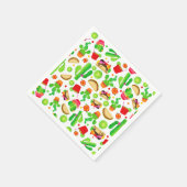 Fiesta Tacos Taco Dinsdag Kleurrijke Cinco de Mayo Servet (Hoek)