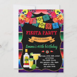 Fiesta tequila uitnodiging