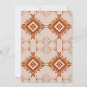 Fiesta Terracotta Desert Print 30e verjaardag Kaart (Achterkant)