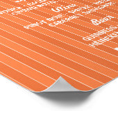 Fiesta The Bar Party Sign Weddenschappen Reception Poster (Hoek)