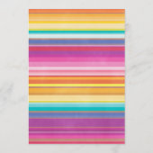 Fiesta thema baby shower spel programmakaart (Achterkant)