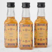 Fiesta Thema Mini Fles Labels Likeurfles Etiket (Flessen)