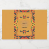 Fiesta Thema Mini Fles Labels Likeurfles Etiket (Enkel label)