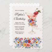 Fiesta Thema Verjaardagsfeest Kaart (Voorkant / Achterkant)