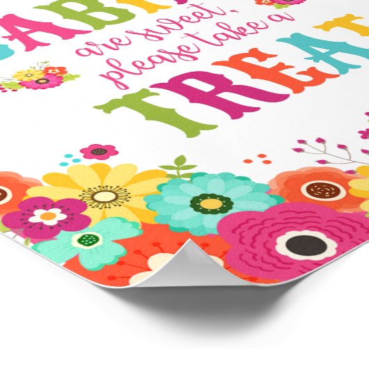 Fiesta Theme Dessert Table Poster (Hoek)