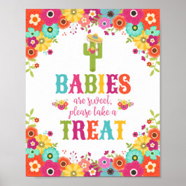 Fiesta Theme Dessert Table Poster