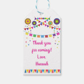 Fiesta Theme Party Gift Label Cadeaulabel (Voorkant)