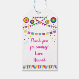 Fiesta Theme Party Gift Label Cadeaulabel