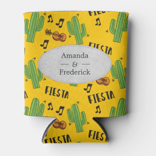 Fiesta themed Wedding Blikjeskoeler (Voorkant)