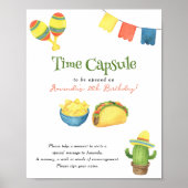 Fiesta Tijdscapsule 1e verjaardag Poster (Voorkant)