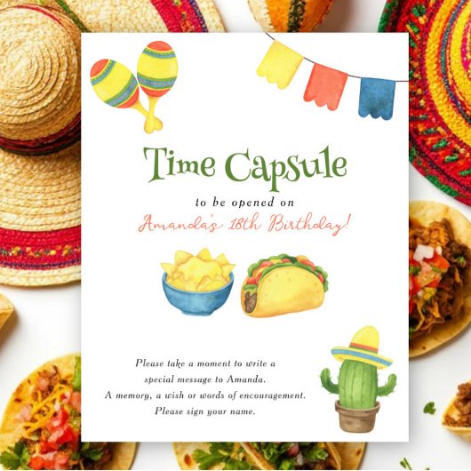 Fiesta Tijdscapsule 1e verjaardag Poster