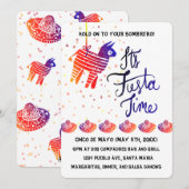 Fiesta Time Cinco De Mayo Kaart (Voorkant / Achterkant)