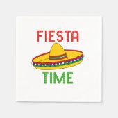Fiesta Time Cinco de Mayo Papieren servetten (Voorkant)