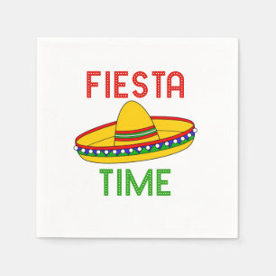 Fiesta Time Cinco de Mayo Papieren servetten