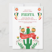 Fiesta Time Rehearsal Dinner Kaart (Voorkant)