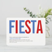 Fiesta: Traditioneel: Uitnodiging Puerto Ricaanse (Staand voorkant)