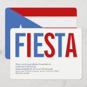 Fiesta: Traditioneel: Uitnodiging tot aanvinding v (Voorkant / Achterkant)