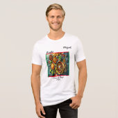 "Fiesta" Tri-Blend Shirt (Voorkant volledig)