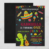 Fiesta-uitnodiging Fiesta-verjaardagsuitnodiging G Kaart (Voorkant / Achterkant)