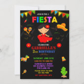 Fiesta-uitnodiging Fiesta-verjaardagsuitnodiging Kaart (Voorkant)