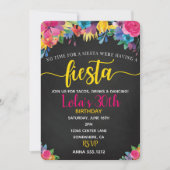 FIESTA-UITNODIGING KAART (Voorkant)