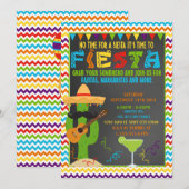 Fiesta-uitnodiging - uitnodiging van de Mexicaanse (Voorkant / Achterkant)