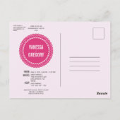 "Fiesta" - Uitnodiging voor Flat Engagement Party (Achterkant)