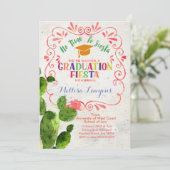 Fiesta-uitnodiging voor hoogleraren kaart (Staand voorkant)