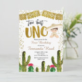 Fiesta Uno Gold Charro Boy  Kaart (Staand voorkant)