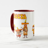 Fiesta Vakantie Feest Trio Mok (Voorkant links)