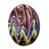 Fiesta van Kleuren patroon Dartbord (Voorkant Rechts)