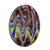Fiesta van Kleuren patroon Dartbord (Voorkant Links)