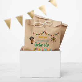 Fiesta verjaardag bedankje feest gunst zak bedankzakje