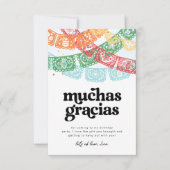 Fiesta Verjaardag Dank u kaarten (Voorkant)