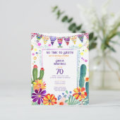 FIESTA Verjaardag Folkart Bloemen 40e 50e 60e (Staand voorkant)