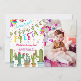 Fiesta Verjaardag Foto Kaart