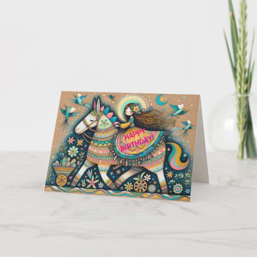 FIESTA VERJAARDAG KAART (Voorkant)