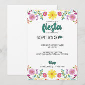 Fiesta, Verjaardag, Mexicaans thema Save The Date (Voorkant / Achterkant)