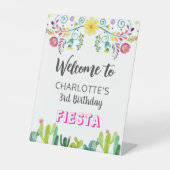 Fiesta Verjaardag, Pedestal Welkomstbord Reclamebord Met Voetstuk (Voorkant)