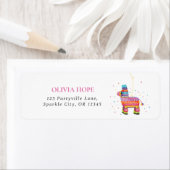 Fiesta Verjaardag retour adres label (Insitu)