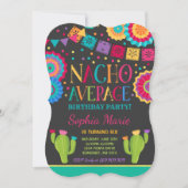 Fiesta Verjaardag Uitnodiging Nacho Gemiddelde Par (Voorkant)