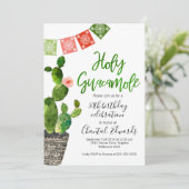 Fiesta verjaardag uitnodiging voor volwassenen (Staand voorkant)