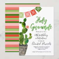 Fiesta verjaardag uitnodiging voor volwassenen