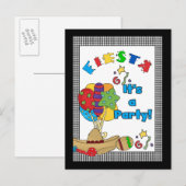 Fiesta Verjaardag Uitnodigingen (Voorkant / Achterkant)